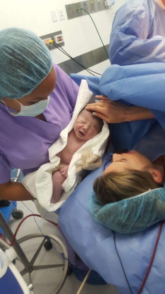 Winston Vallenilla le da la bienvenida a su segundo hijo (Foto)