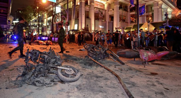 atentado en Bangkok