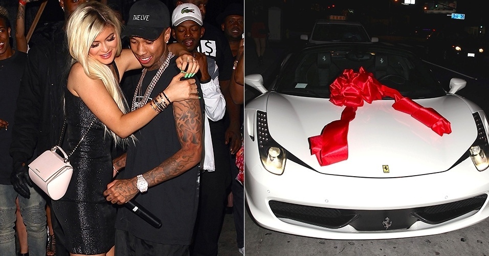 ¡OMG! Aseguran que el Ferrari que le dieron a Kylie Jenner es alquilado