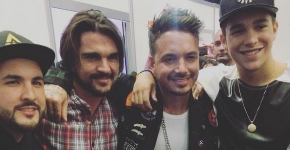 J Balvin se fue de fiesta con Juanes (Foto + Video)