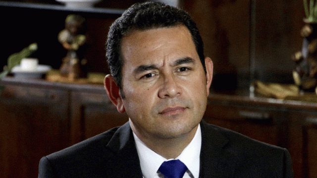 Foto: El presidente Jimmy Morales / Archivo 