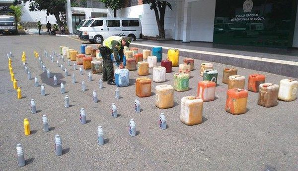 Incautan mil litros de gasolina en trocha colombo-venezolana