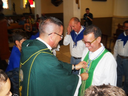 Foto: Luis Vicente León incorporado a la cofradía de la Virgen de Regla / fronteradigital.com.ve