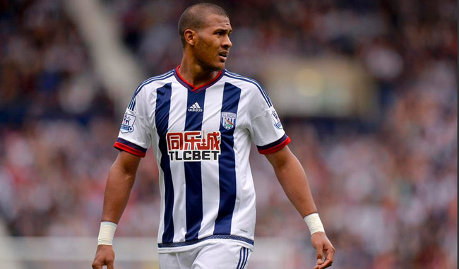 Salomón Rondón jugó completo en empate del West Brom