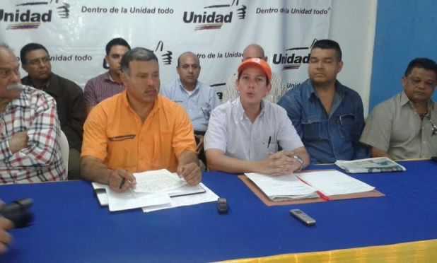 Integrantes del frente para la defensa del voto en el municipio Caroní en el estado Bolívar