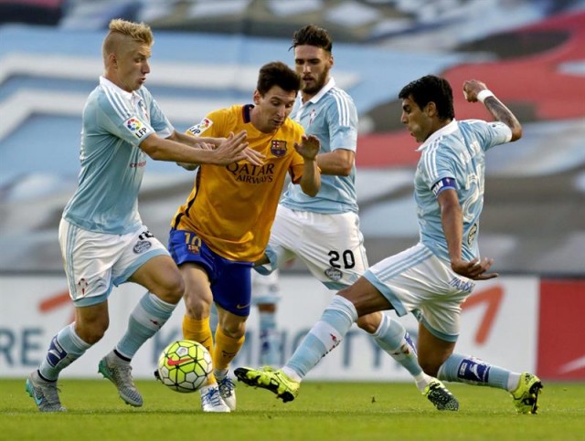 El Celta de Vigo arrolla al Barça y lo aparta del liderato de la Liga Española