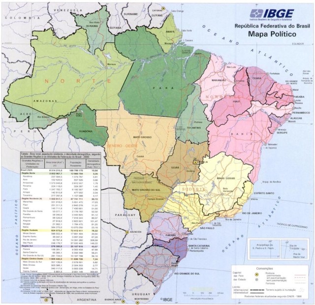 Brasil IBGE Mapa