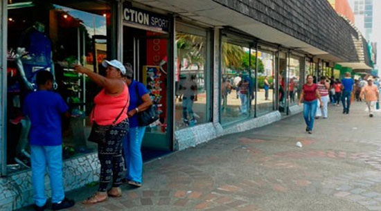 Porlamar colapsó por rumores de saqueos