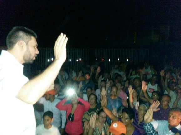 Foto: El candidato de la MUD por el circuito 4 de Carabobo, Isaac Pérez / Nota de prensa