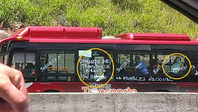 ¿Votarías por un candidato que privatiza el transporte público para su campaña? El Troudi lo hace (foto)