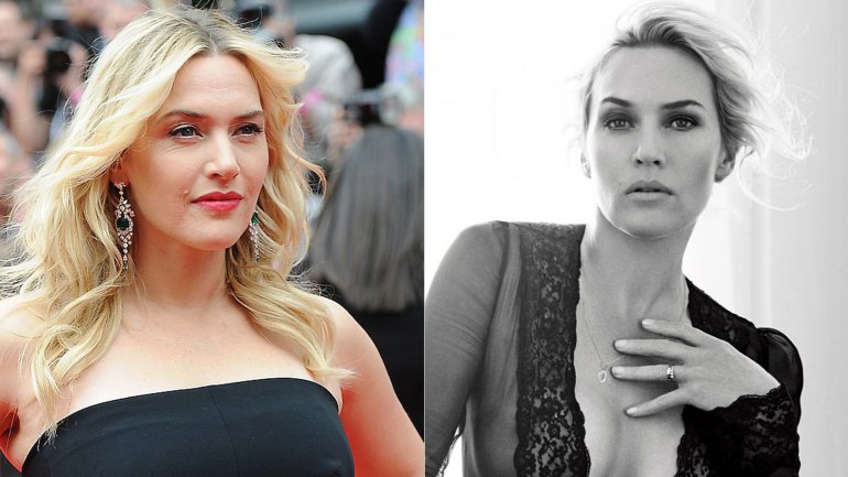 ¡Irreconocible!… Kate Winslet super sensual en esta sesión de fotos