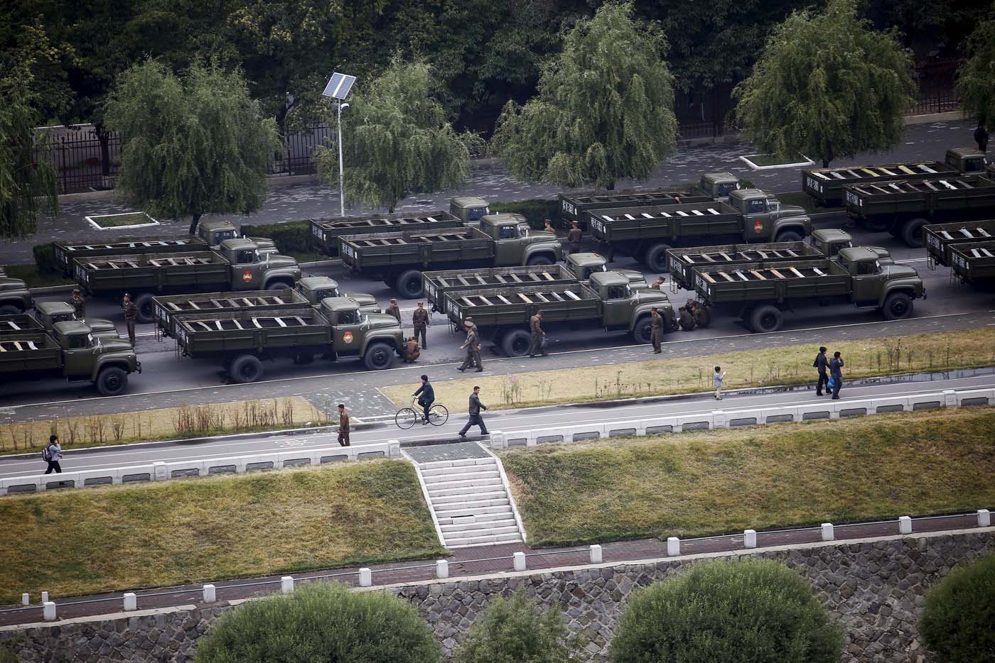 Gran desfile militar en Corea del Norte, preparada para enfrentarse a Estados Unidos