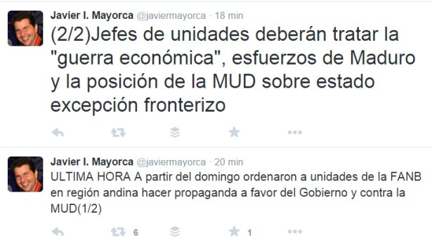 tuit javier mayorca