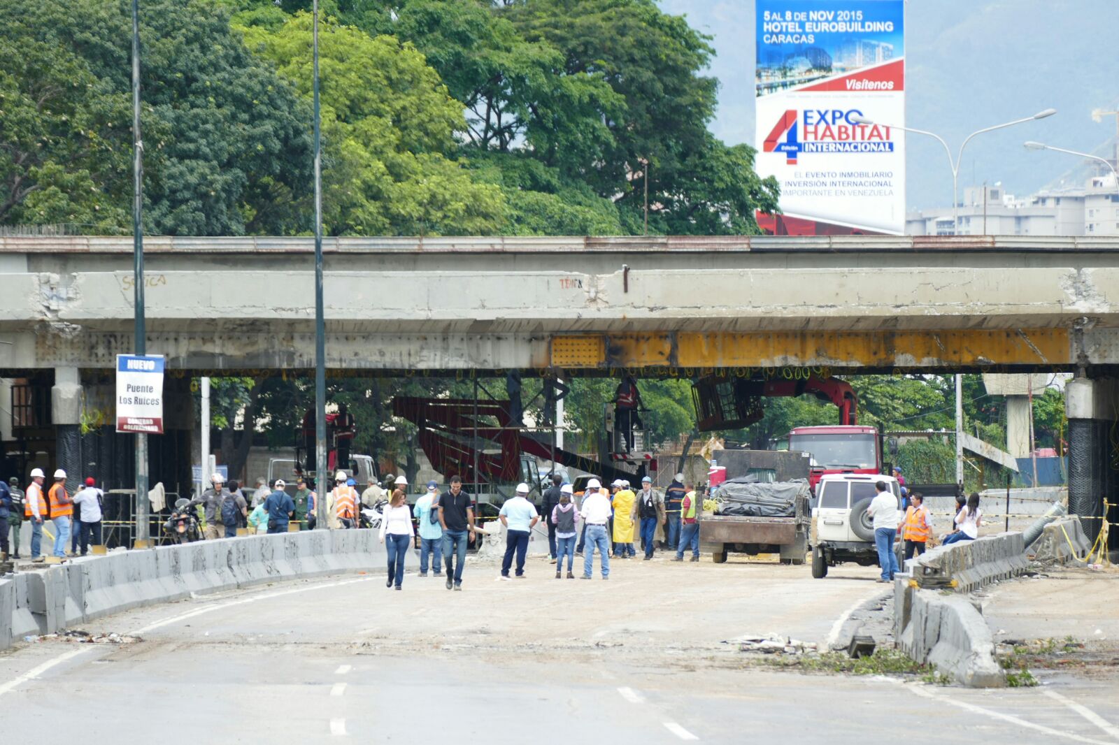 Detonaron elevado de Los Ruices