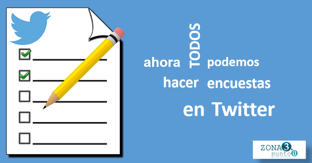 Ahora todos podemos hacer encuestas con Twitter