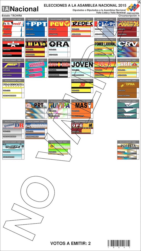 Tachira Circunscripcion 4