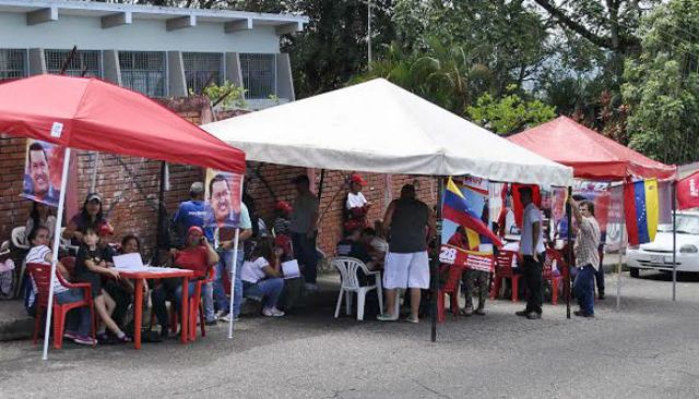 Simulacro del Psuv en Táchira // Foto cortesía