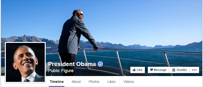 Obama abre página personal en Facebook