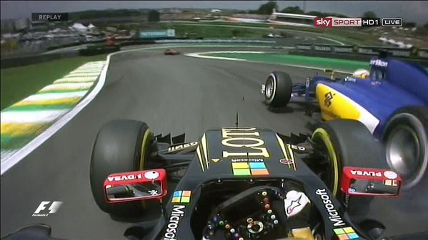 Maldonado penalizado cinco segundos por causar colisión (Foto)