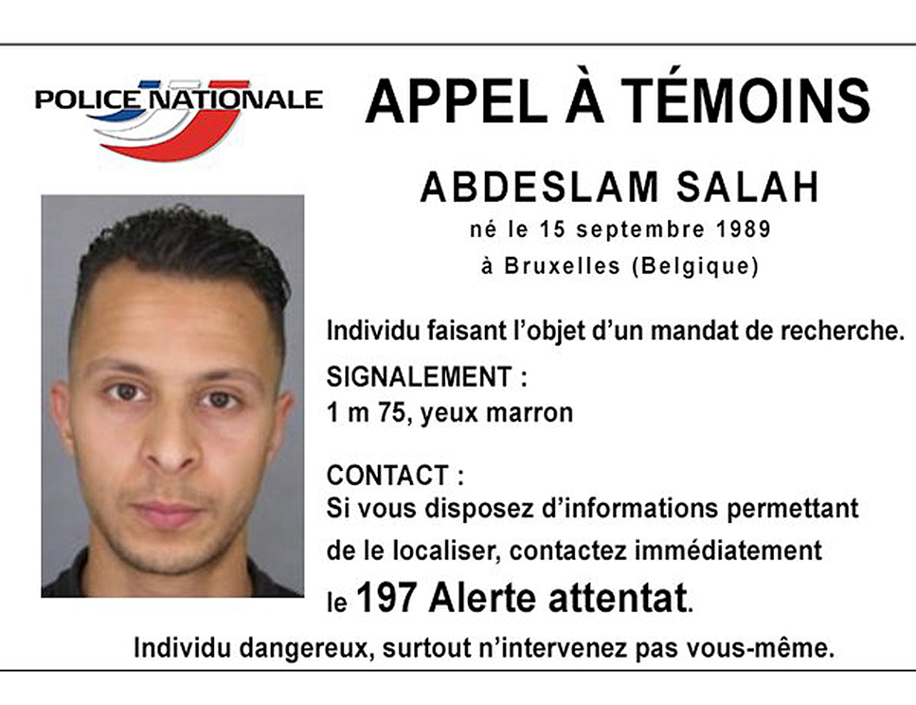 Salah Abdeslam contó suicidio de su hermano a quien le ayudó a huir, según abogado