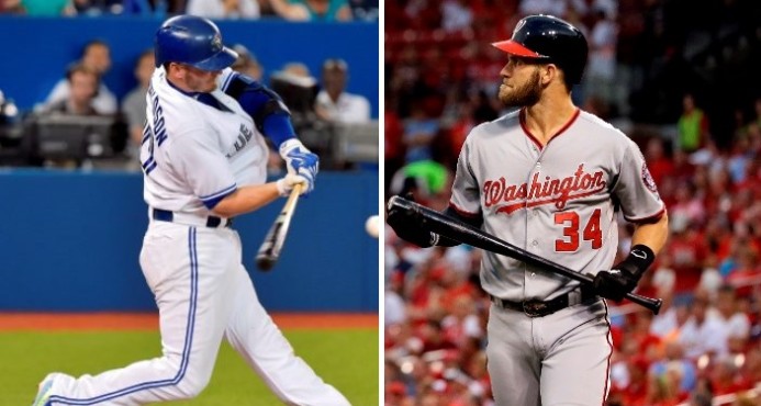 Josh Donaldson y Bryce Harper se quedaron con el Premio de Jugador Más Valioso en la Gran Carpa