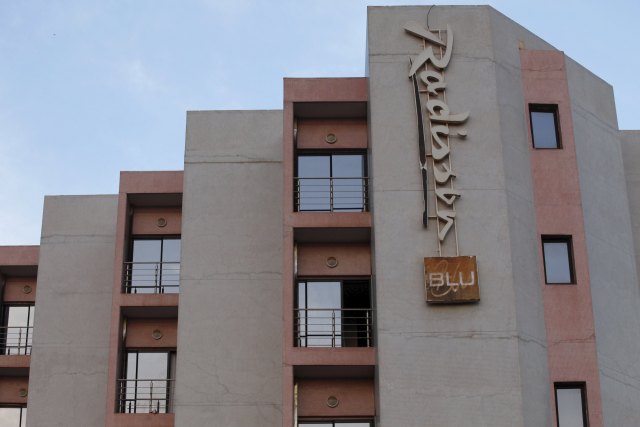 The exterior of the Radisson hotel is seen in Bamako, Mali, November 20, 2015. REUTERS/Joe Penney