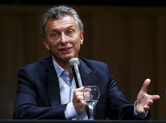 El presidente electo de Argentina, Mauricio Macri, en una rueda de prensa en Buenos Aires, nov 23, 2015. El Gobierno de Brasil vio con satisfacción la victoria del opositor Mauricio Macri en la elección presidencial de Argentina y espera que haya avances en la relación comercial, dijeron a Reuters fuentes oficiales.   REUTERS/Enrique Marcarian