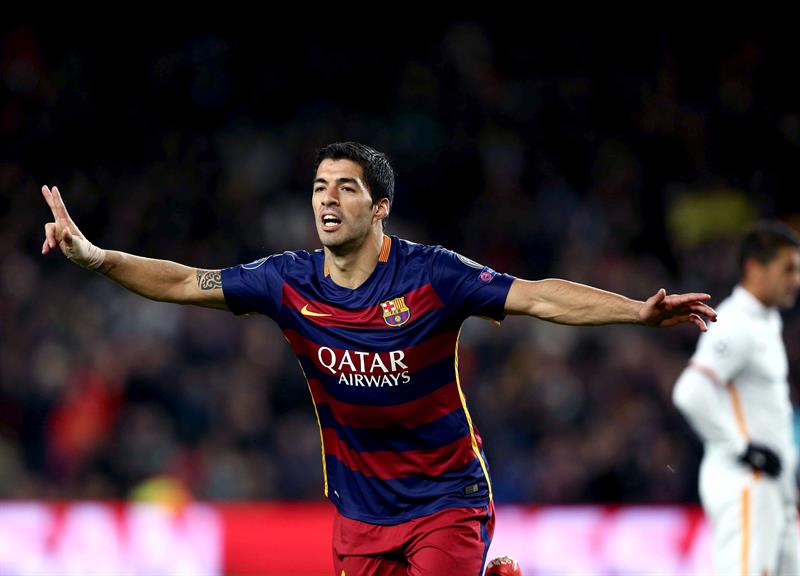 Luis Suárez, un año marcando goles para el Barça