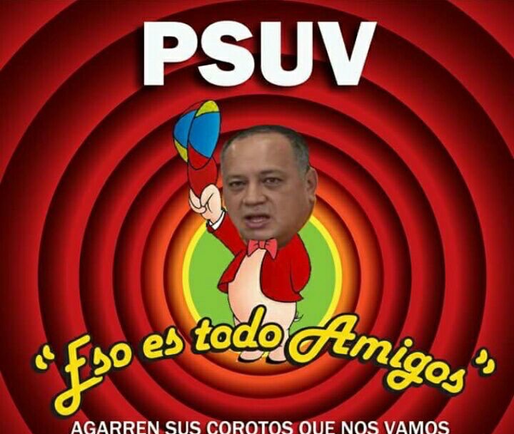 Diosdado “Looney Tunes”… el venezolano y sus cosas (FOTO)