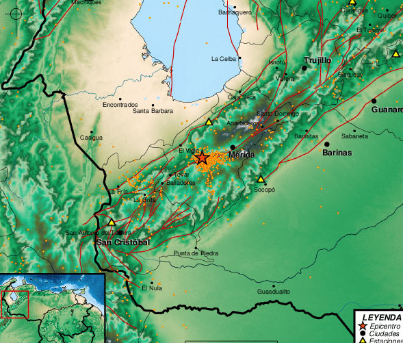 Sismo de 3,8 se registró en Mérida #9D