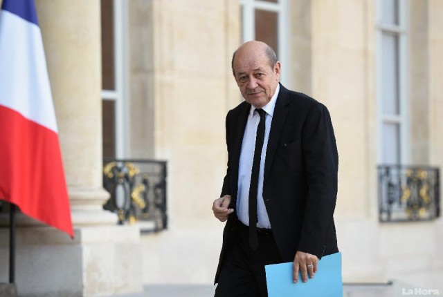 El ministro de Defensa francés Jean-Ives Le Drian. AFP/Archivo