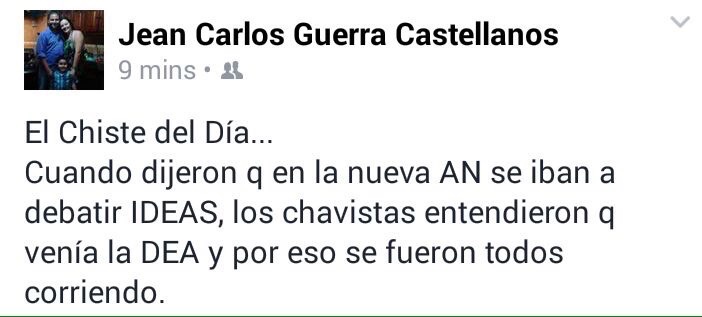 El venezolano y sus cosas: Dicen que los del Psuv se fueron por escuchar “ahí viene la DEA”… ¡era debatir ideas!