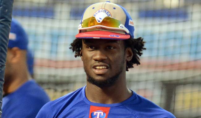 Odubel Herrera jugó su último partido con Tiburones de La Guaira