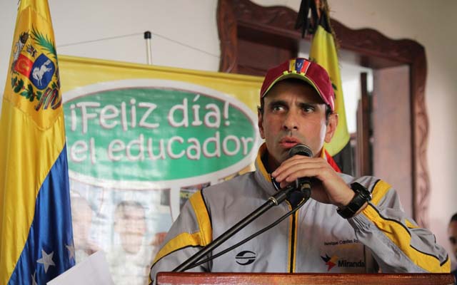 Capriles: O cambiamos el modelo fracasado o Venezuela se hunde