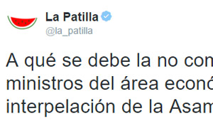 Twitter Patilla encuesta: A qué se debe la no comparecencia de ministros del área económica a interpelación AN