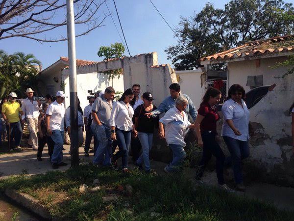 Diputados a la AN recorrieron Mata Redonda