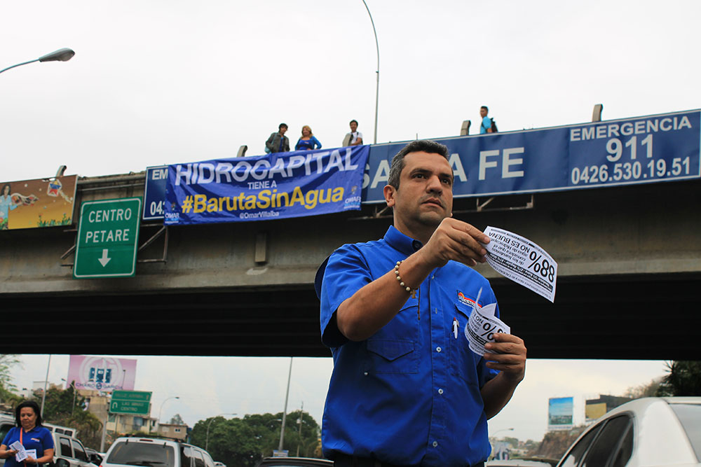 Omar Villalba:  88% de los baruteños afirman que el agua potable no es de calidad