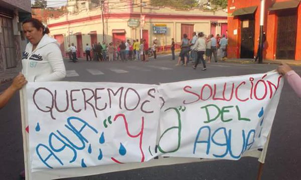 agua merida protesta