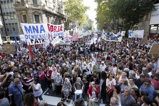 Argentina recordó los 40 años del último golpe militar