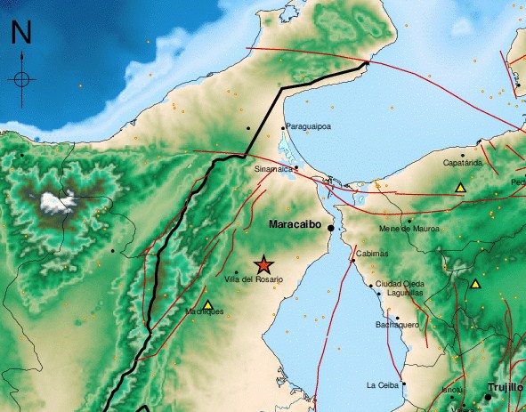 Sismo de magnitud 3.4 al este de Villa del Rosario