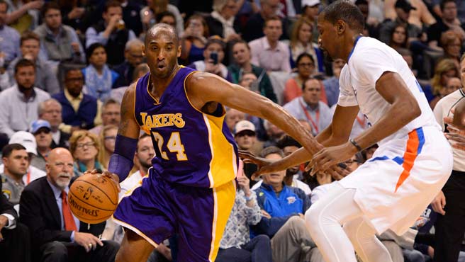 Kobe Bryant jugó su último partido en la carretera