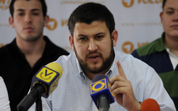 Smolansky ratifica la decisión de Voluntad Popular de no ir al diálogo tras “nuevas amenazas” de Maduro