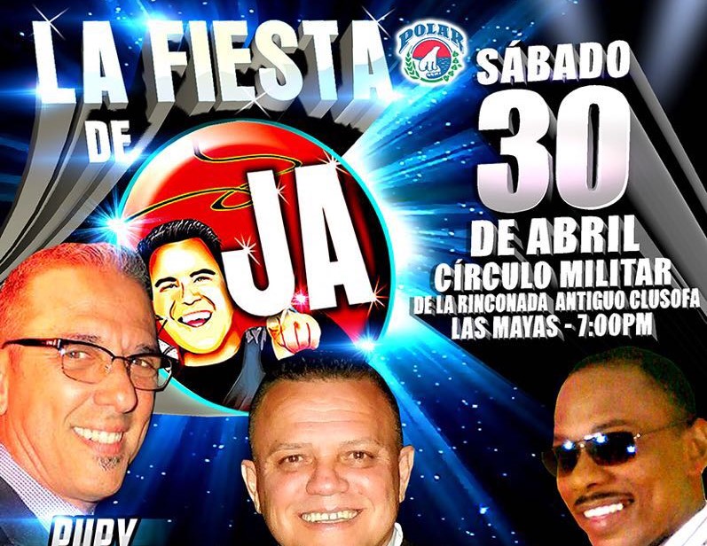 ¡Reconfirmada!…  Vuelve el evento más esperado de los fanáticos de la Salsa,  “La fiesta de J.A”