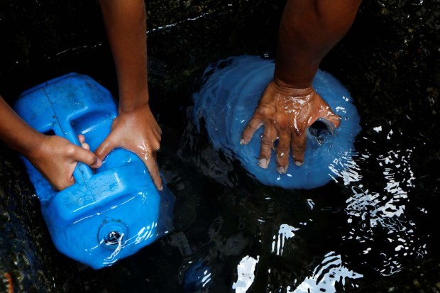 agua racionamiento