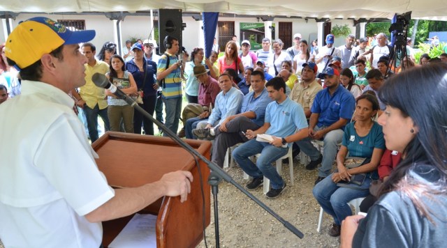 Henrique Capriles, gobernador del estado Miranda (Prensa HC)