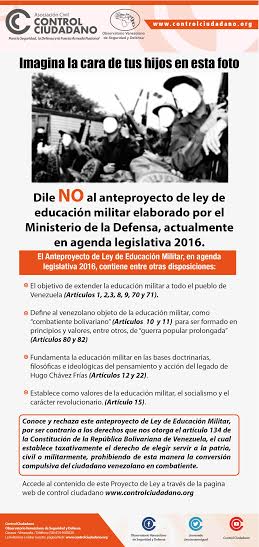 Infografía Ley de Educación Militar