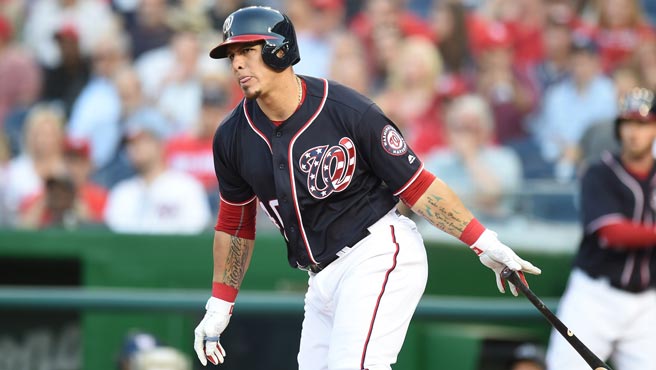 Wilson Ramos sacó la bola en lauro de Washington sobre Filadelfia