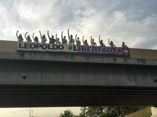 Jóvenes de Voluntad Popular piden #LibertaYa para Leopoldo López