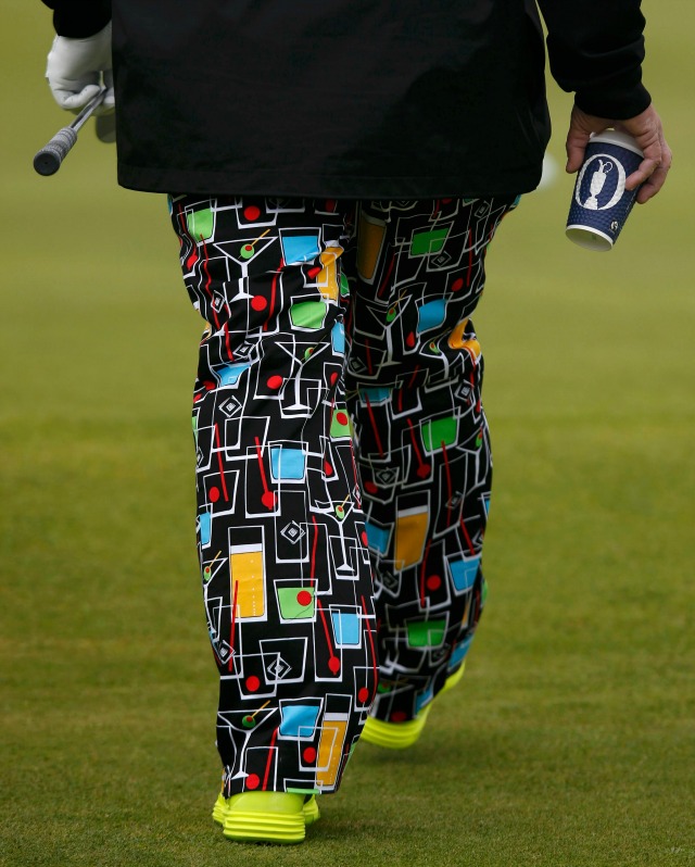 Golf-British Open - John Daly de los EE.UU. durante una ronda de práctica - Royal Troon, Escocia, Gran Bretaña - 13/07/2016. REUTERS / Paul Childs