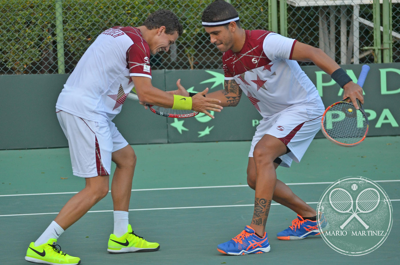 Los compadres Maytín y Martínez dan ventaja a Venezuela en Copa Davis